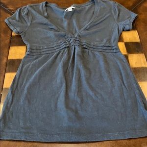 American Eagle Outfitter Gray A-line Blouse